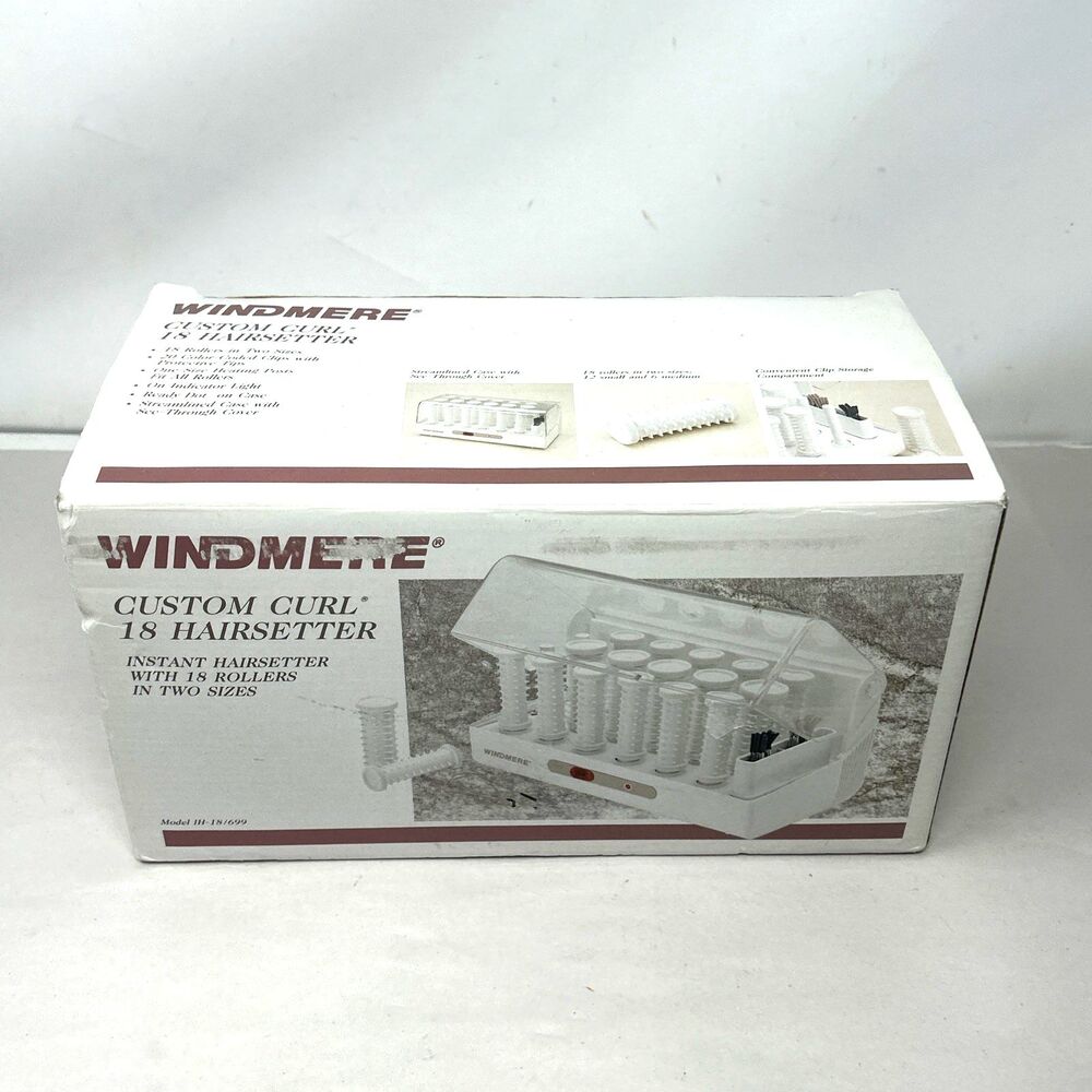 Windmere Custom Curl 18 Hairsetter HH-181699 18 Rollers Pageant